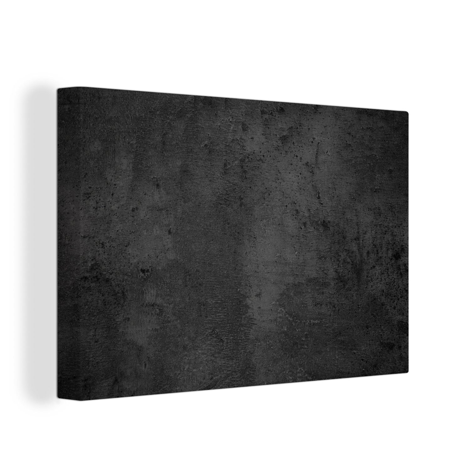 OneMillionCanvasses® Leinwandbild Beton - Robust - Vintage - Rustikal - Gra günstig online kaufen
