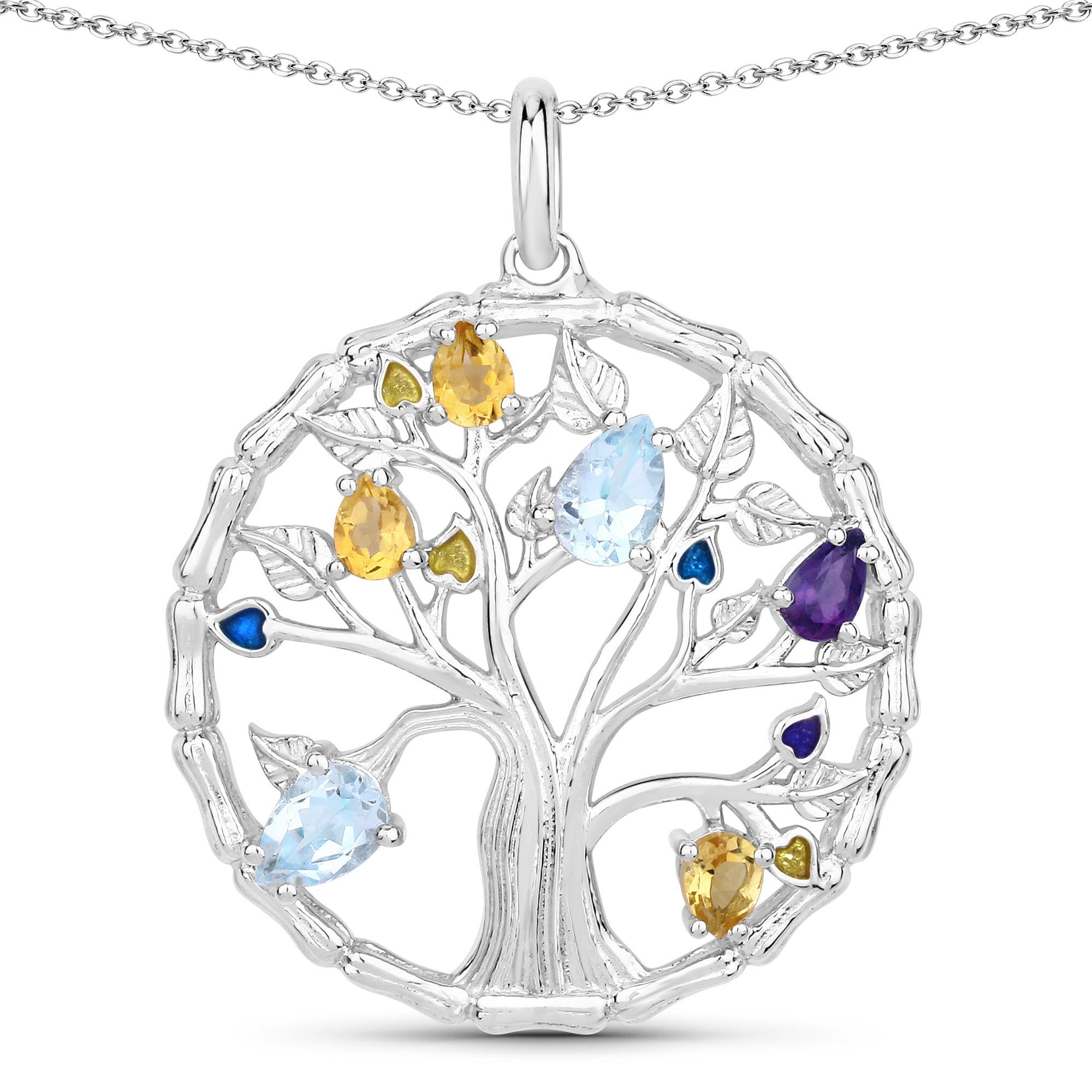 XEN Kette mit Anhänger silberfarben...