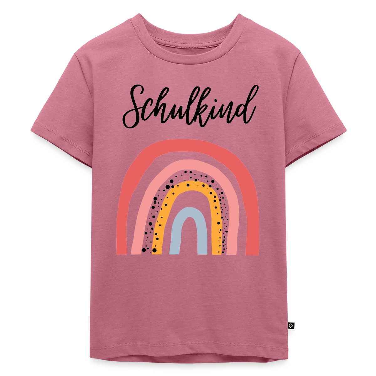 Spreadshirt T-Shirt Einschulung Schulkind Regenbogen Geschenkidee Kinder Premium T-Shirt (1-tlg)