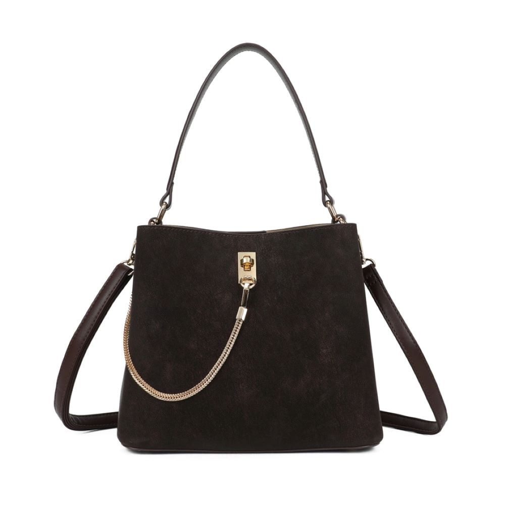 Gallantry Umhängetasche Elegante Damen Handtasche mit Schulterriemen und Gold-Kettendetail, Leicht und komfortabel