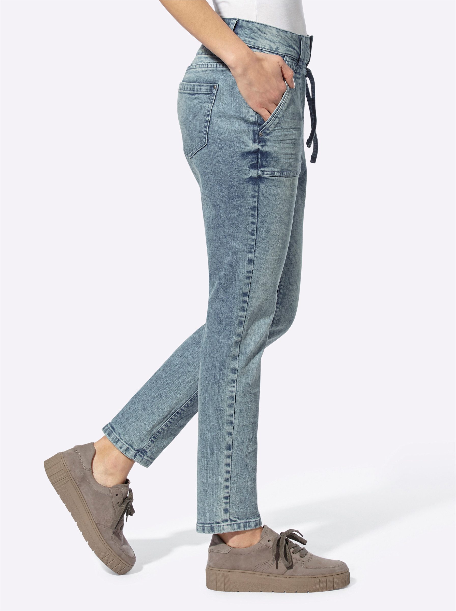 heine Jerseyhose Hose Innenbeinlänge ca. 74 günstig online kaufen
