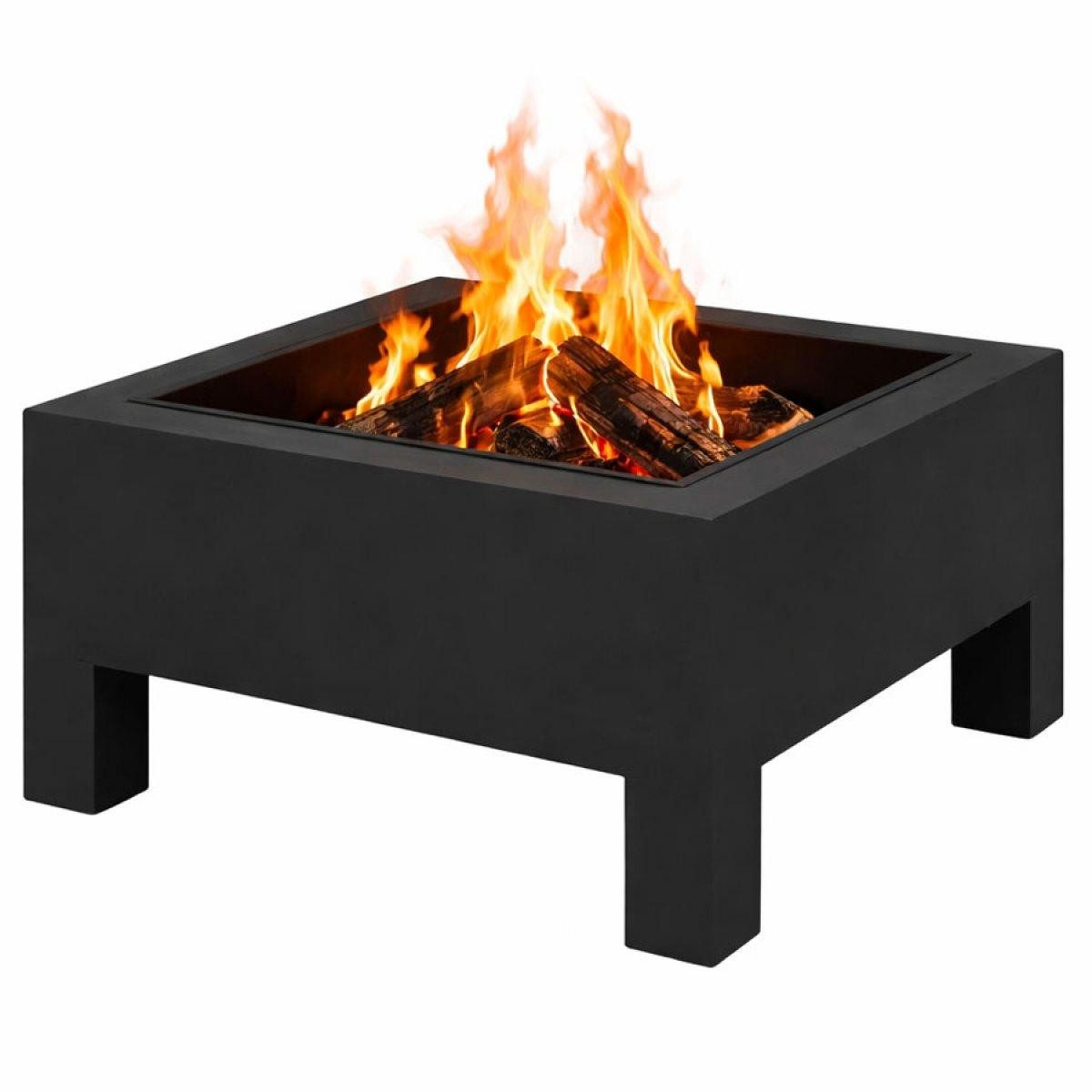 Richmond Interiors Windlicht Interiors Feuerschale Nerium Schwarz