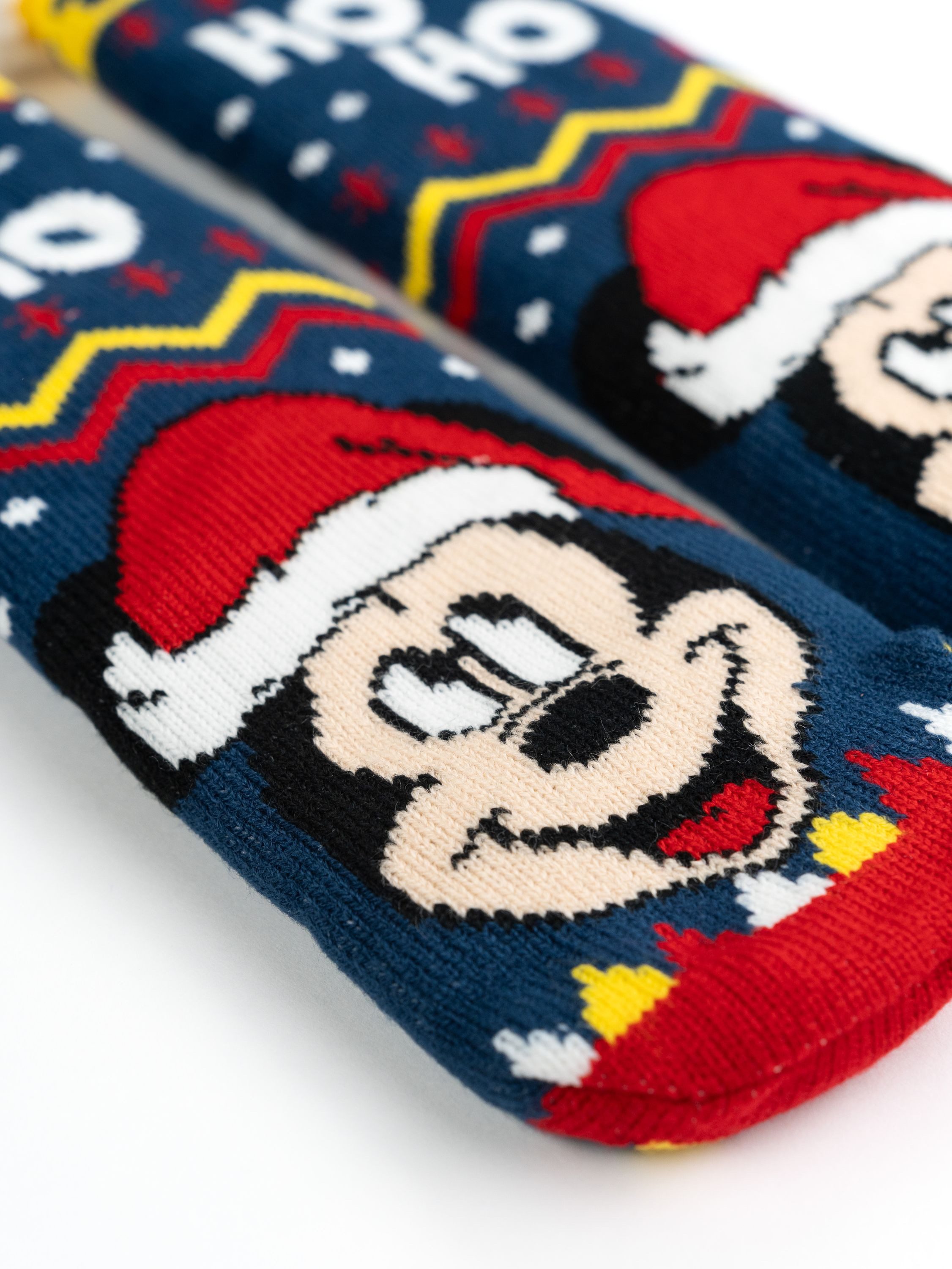 United Labels® Haussocken Disney Mickey Mouse Hüttensocken Haussocken Kuschelsocken Socken