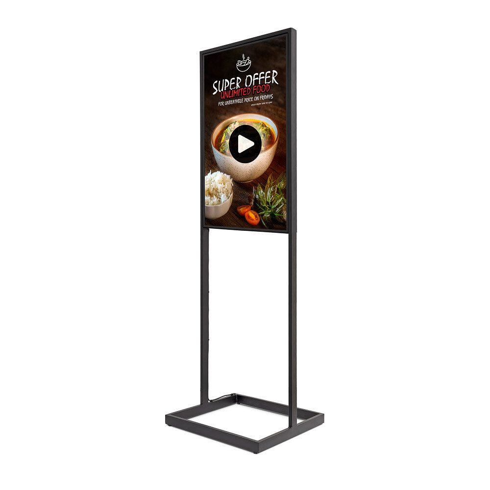 Showdown Displays Einzelrahmen Showdown Displays Digitale Infostele Sky mit Samsung-Bildschirm - 43 Z, (1 St)