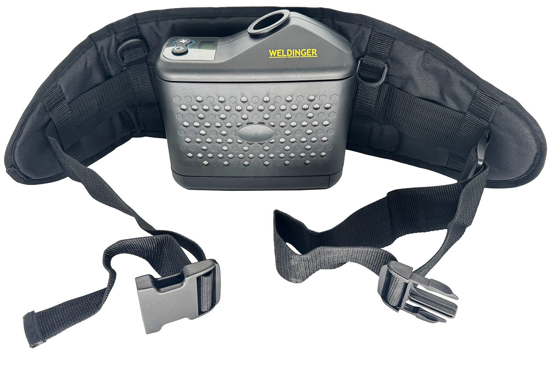 WELDINGER Schweißhelm WELDINGER FS-800 Frischluftsystem mit Schweißhelm AH 650 air system (5-tlg), Realcolour-Sichtfeld, Frischluftsystem