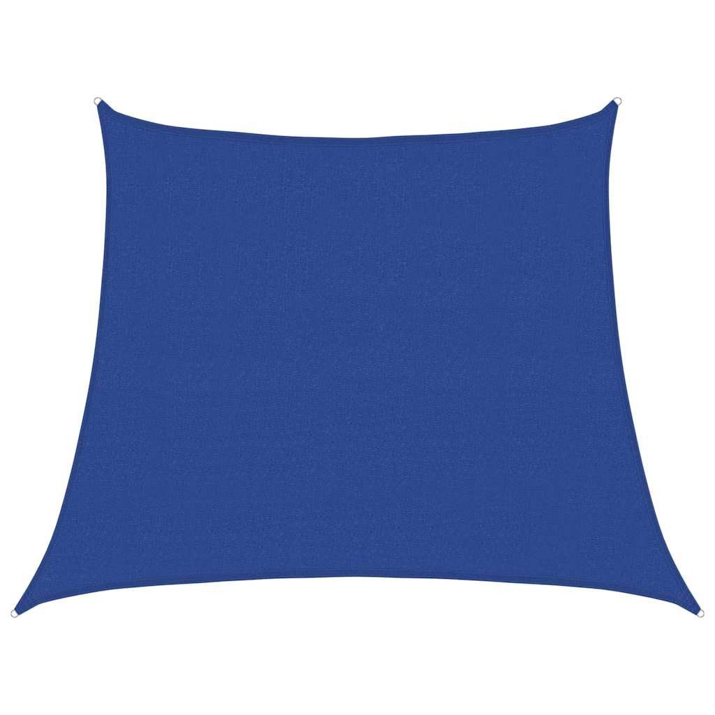 vidaXL Sonnensegel Sonnensegel 160 g/m² Trapezform Blau 3/4x3 m HDPE, (1-tlg)