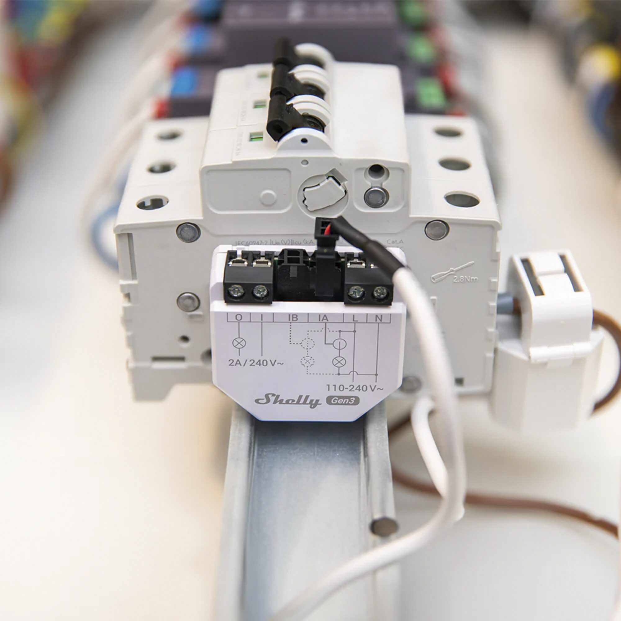 Shelly Relais-Modul Shelly EM Gen3, Messgerät, (mit Stromwandler)