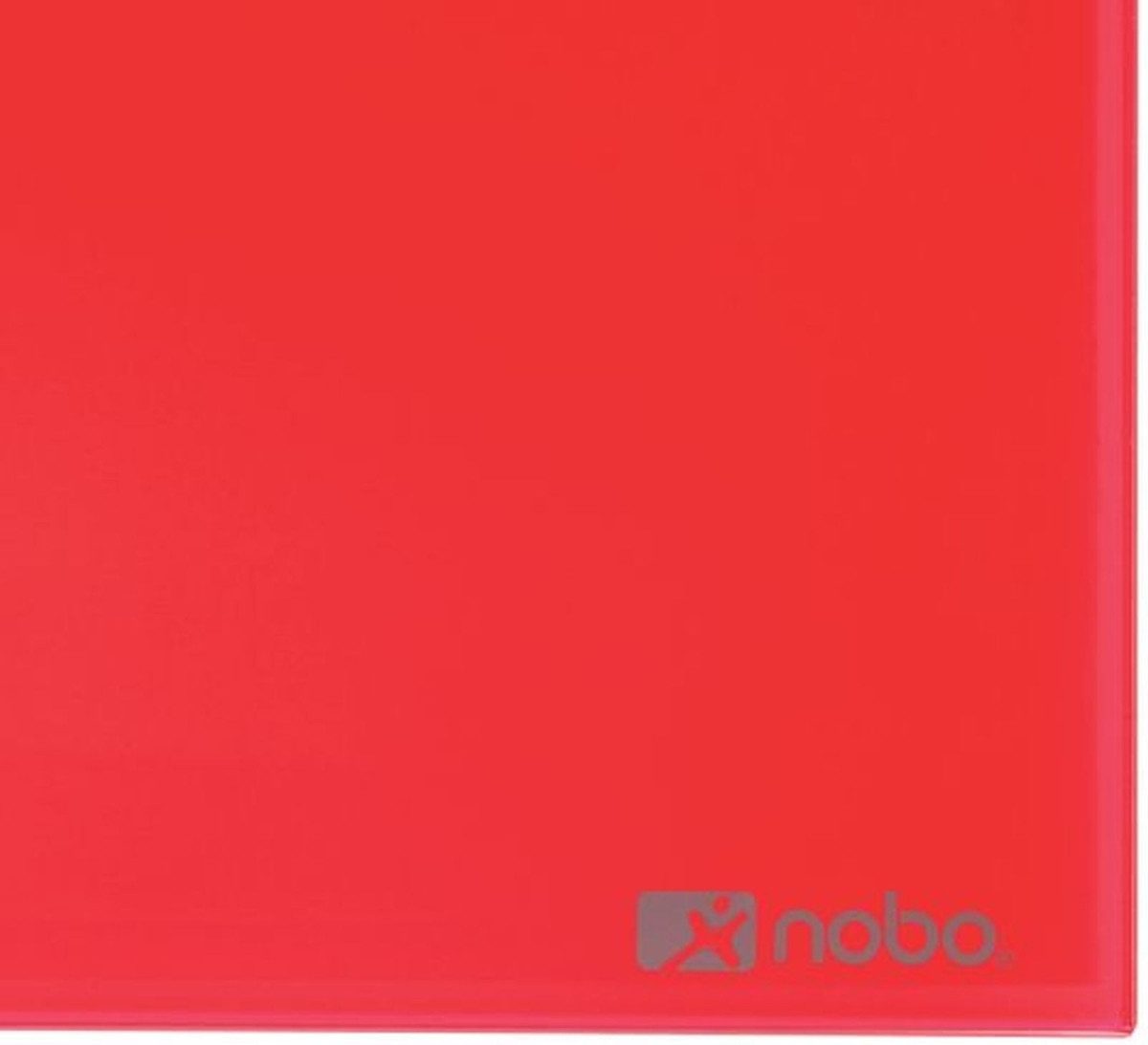NOBO Wandtafel Glastafel Diamond magnetisch 1264x711mm rot