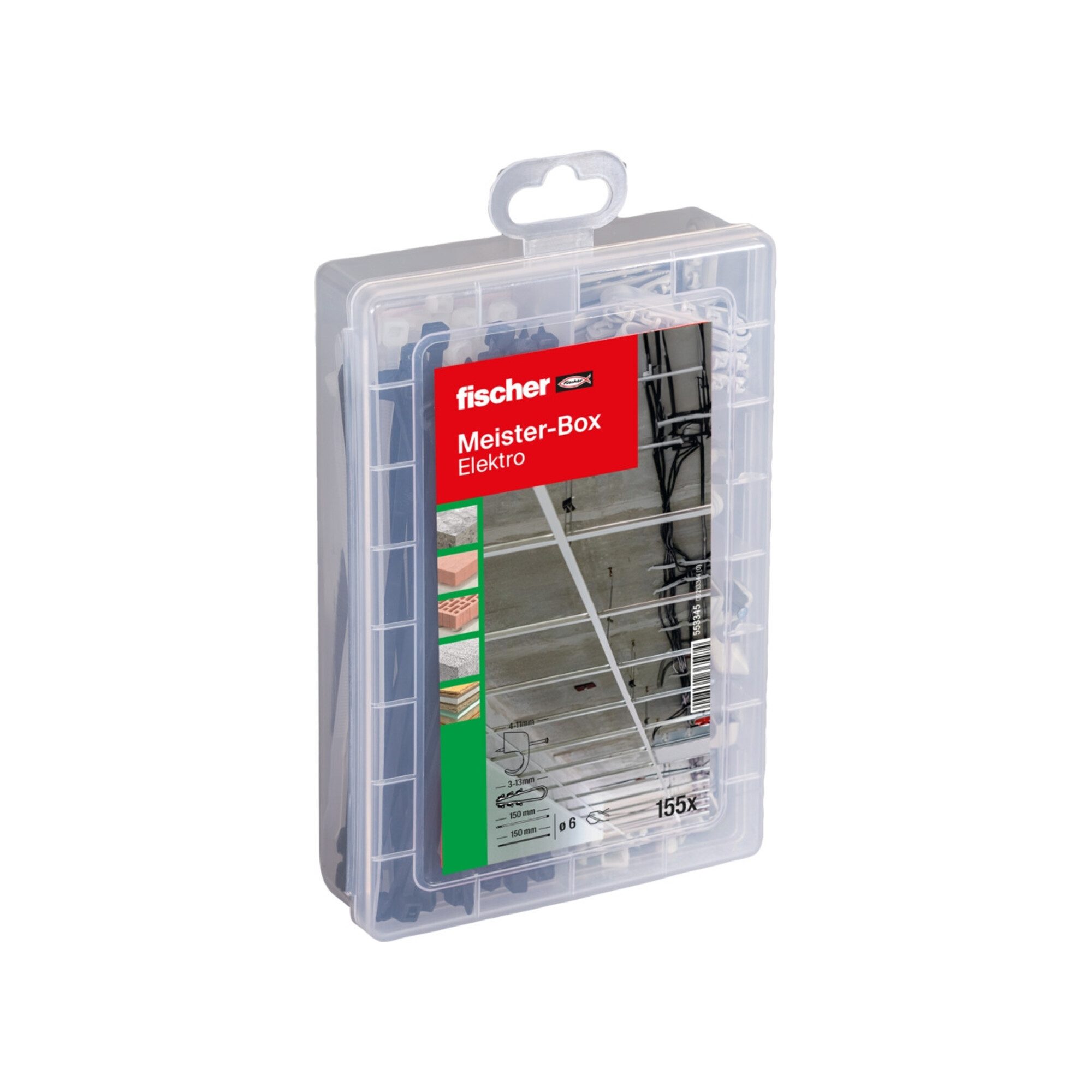 fischer Dübel-Set fischer Meister-Box Elektro (155 Teile)