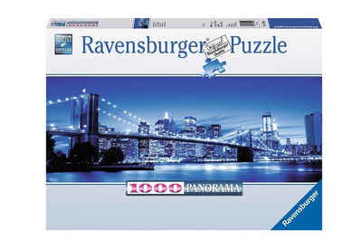 Ravensburger Puzzle Leuchtendes New York, 1000 Puzzleteile, Made in Germany, FSC® - schützt Wald - weltweit