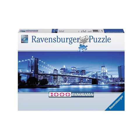 Ravensburger Puzzle Leuchtendes New York, 1000 Puzzleteile, Made in Germany, FSC® - schützt Wald - weltweit