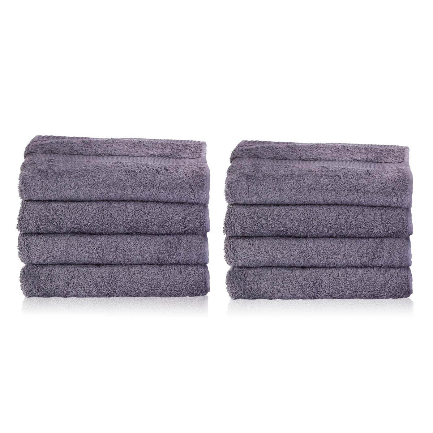 etérea Himmlische Qualität Handtücher 8 tlg. Handtuch Spar Set - etérea  Basic - Farbe, Baumwolle (8-St), 100% Baumwolle