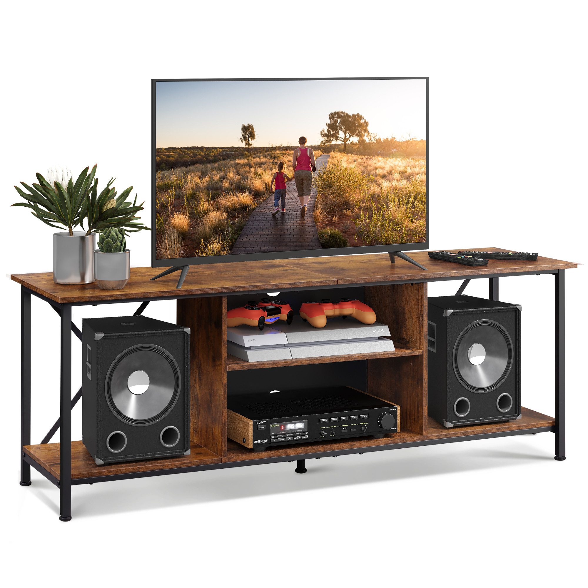WLIVE TV-Schrank Fernsehtisch, TV Lowboard mit günstig online kaufen
