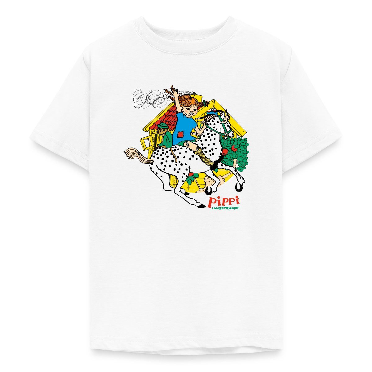 T-Shirt Pippi Langstrumpf Herr Nilsson Und Kleiner Onkel Teenager T-Shirt