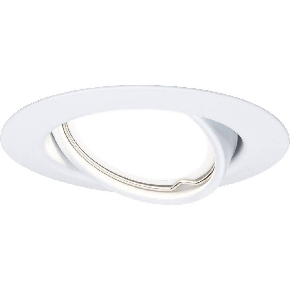 Paulmann LED Einbauleuchte LED Einbauleuchte Einzelleuchte schwenkbar rund 90mm 20 93411, Schwenkbar