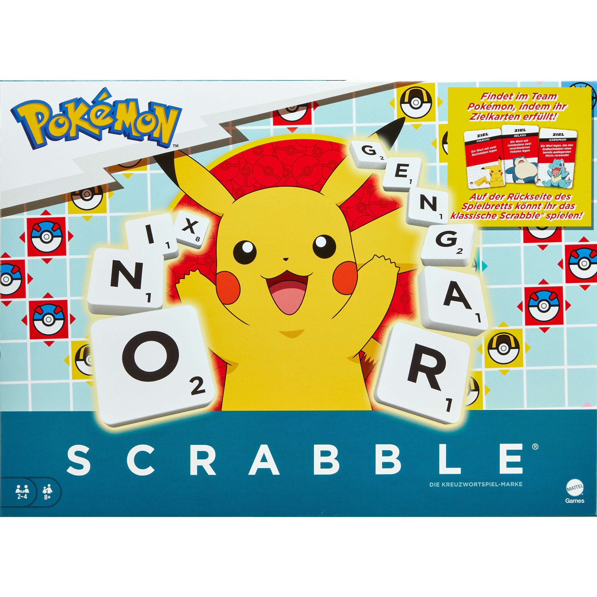Mattel games Spiel Mattel Games Царапать Pokémon, Brettspiel