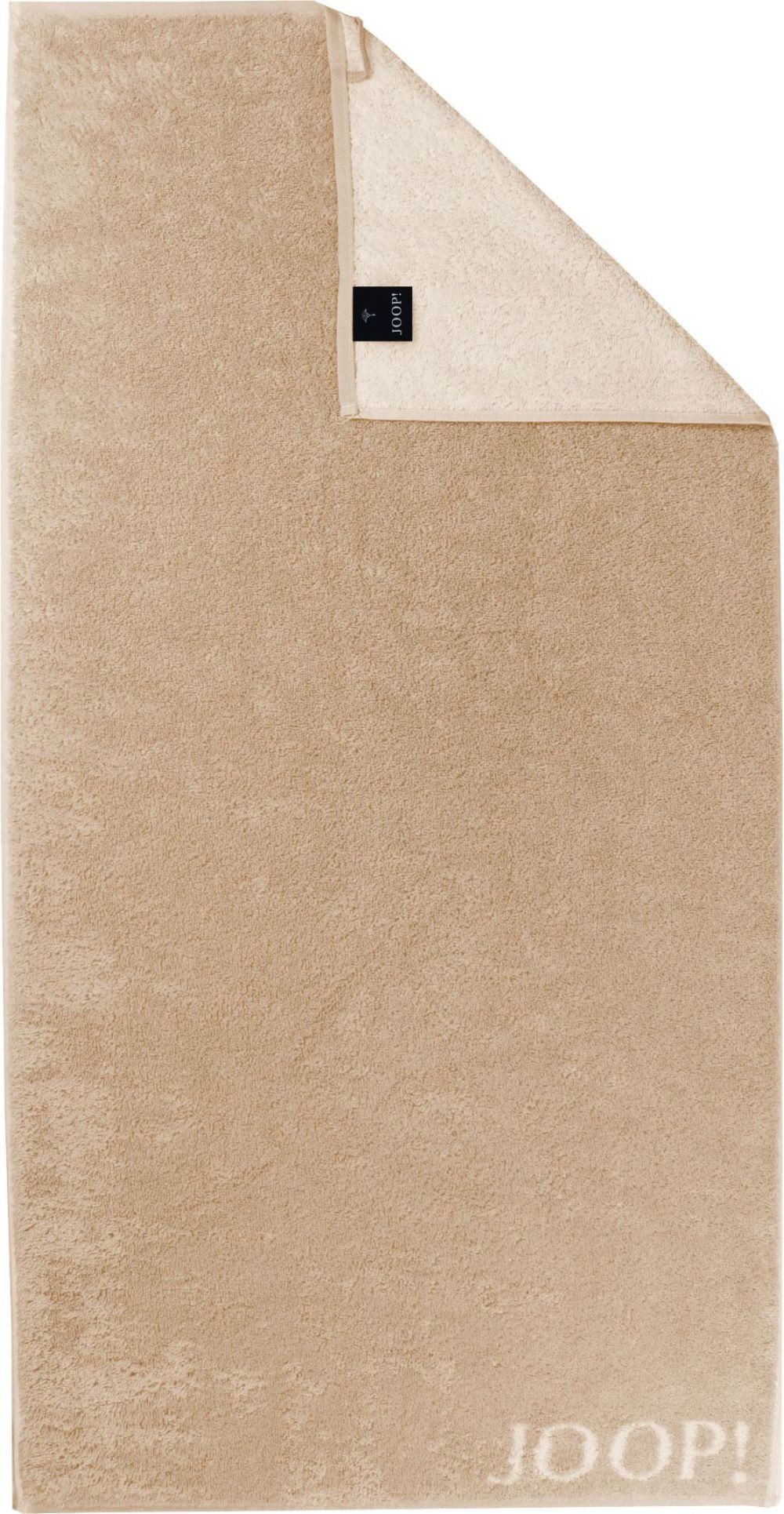 JOOP! Handtuch JOOP! Handtuchserie Classic Doubleface 1600-30 sand, 100% Baumwolle