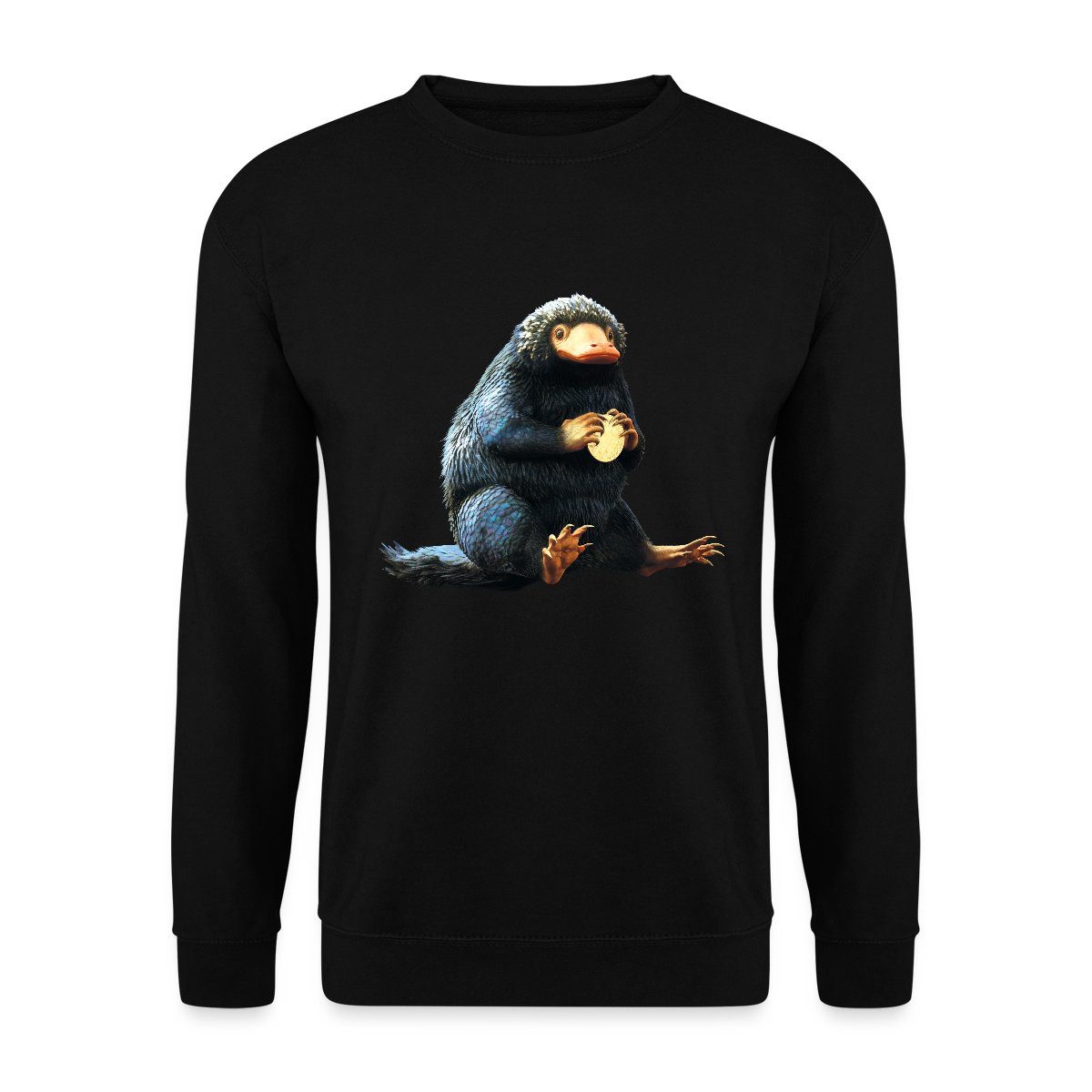 Spreadshirt Sweatshirt Fantastic Beasts Niffler Beschützt Münze Unisex Pullover (1-tlg)