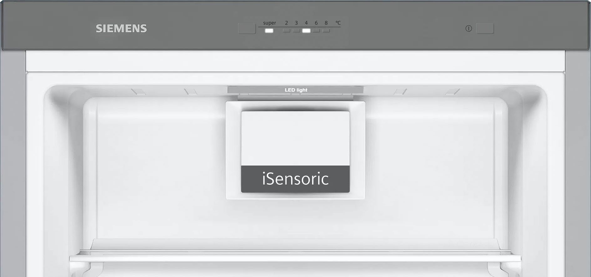 Kühlschrank mit cm Anti-Fingerprint iQ300 breit 60 KS36VVIEP, cm hoch, Edelstahl SIEMENS 186