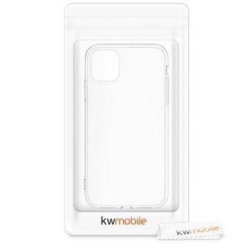 kwmobile Handyhülle Hülle für Apple iPhone 11, Silikon Handyhülle transparent - Handy Case gummiert