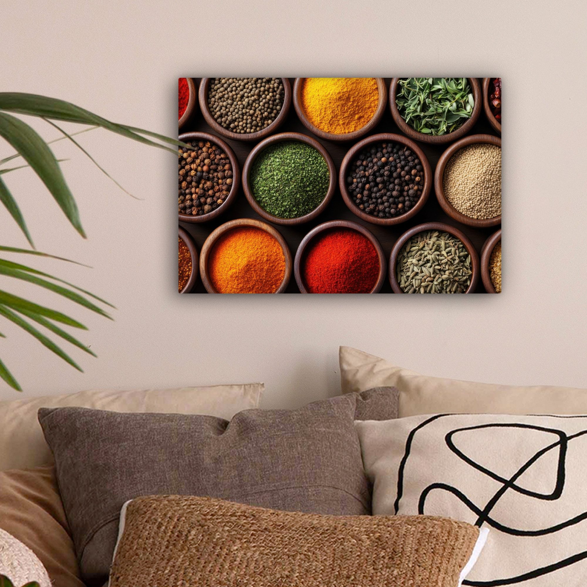 OneMillionCanvasses® Leinwandbild Tabletts - Holz - günstig online kaufen
