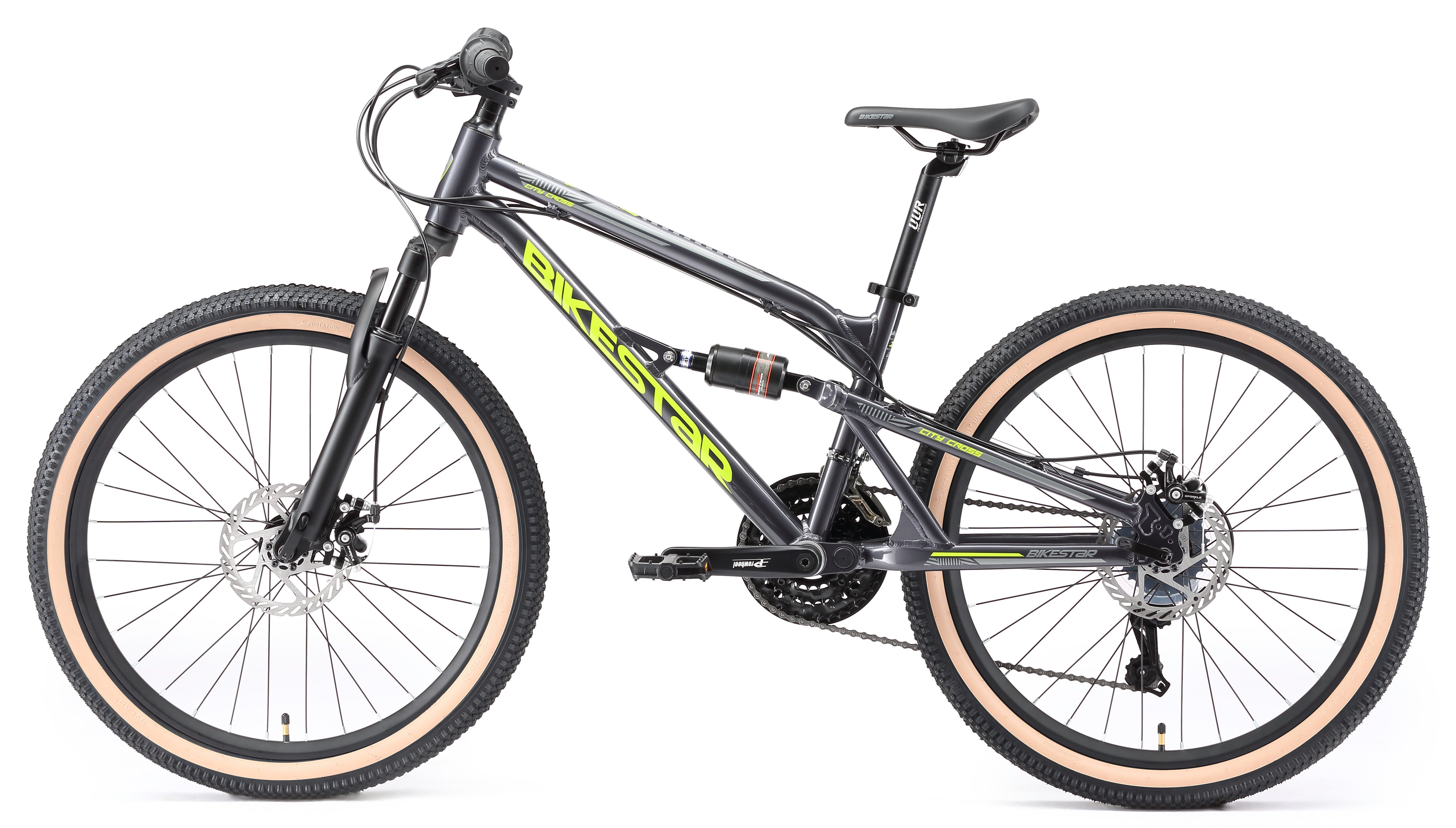 Bikestar Jugendfahrrad, 21 Gang Shimano RD-TY21 Schaltwerk, Kettenschaltung