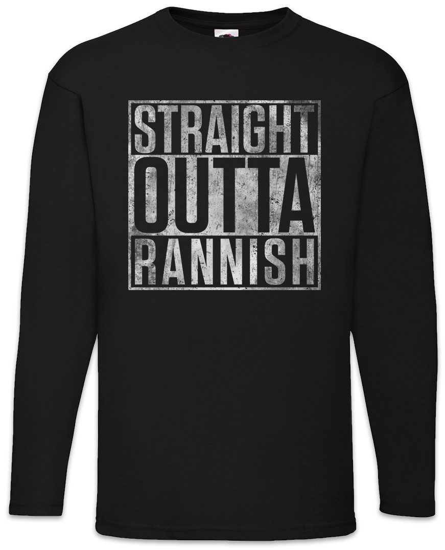 Urban Backwoods Langarmshirt Straight Outta Rannish Langarm T-Shirt The Kingkiller Books Fantasy (1-tlg) Chronicle Kvothe Die Königsmörder