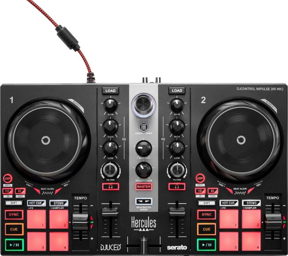 HERCULES DJ Controller DJControl Inpulse 200 MK2