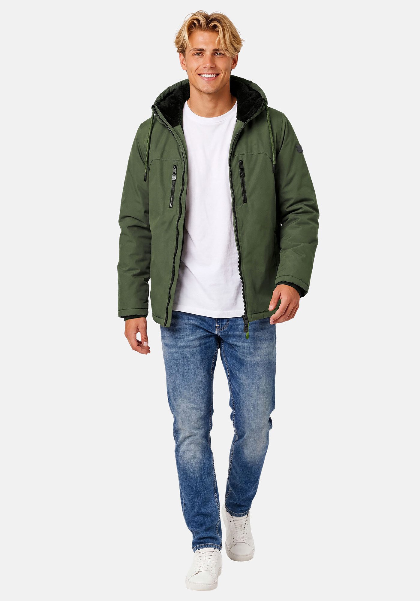Alessandro Salvarini Winterjacke ASMori mit warmem Teddyfell