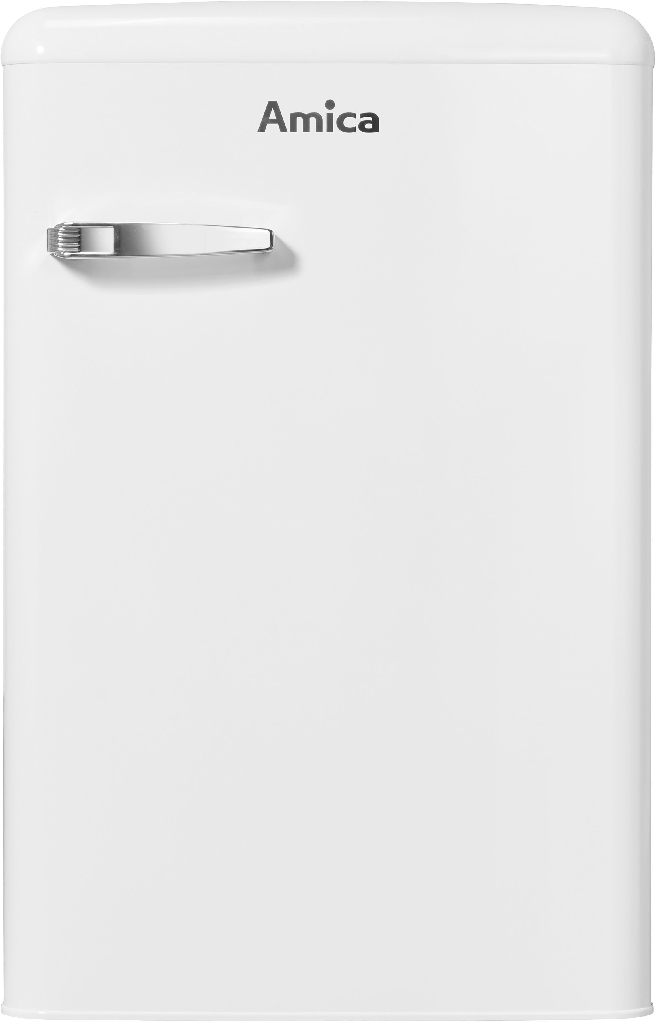 Amica Kühlschrank KSR 361 160 W, 87,5 cm hoch, 55 cm breit weiß