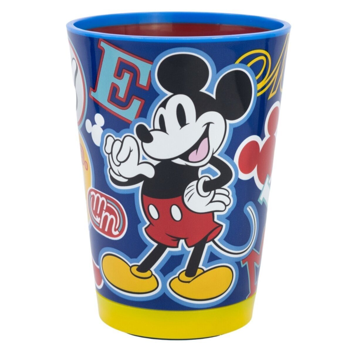 Disney Trinkflasche Disney Mickey Mouse Kippsicher Trinkbecher PP 470ml Drop Safe
