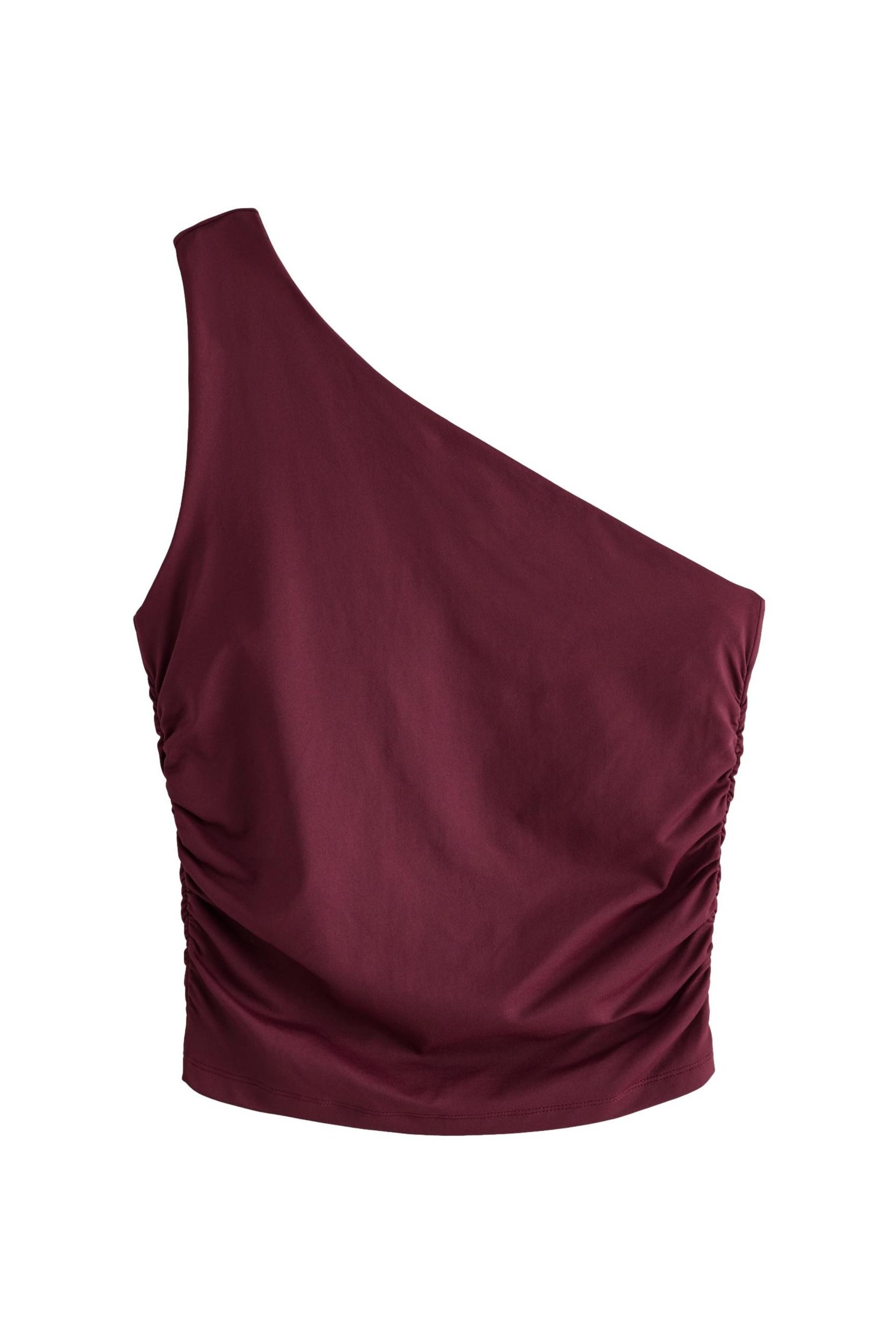 Next One-Shoulder-Top Einschultriges, gerafftes Oberteil aus günstig online kaufen