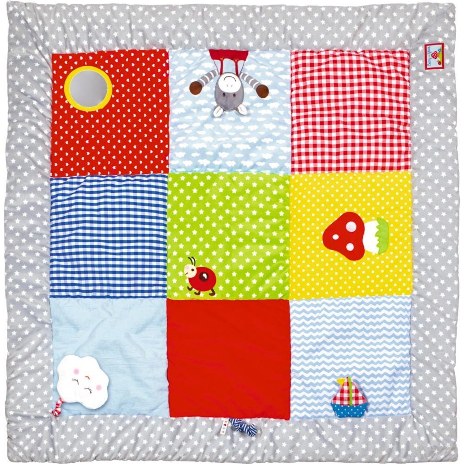 Krabbeldecke 14501 Krabbeldecke mit Spielelementen Baby Glück (ca.
