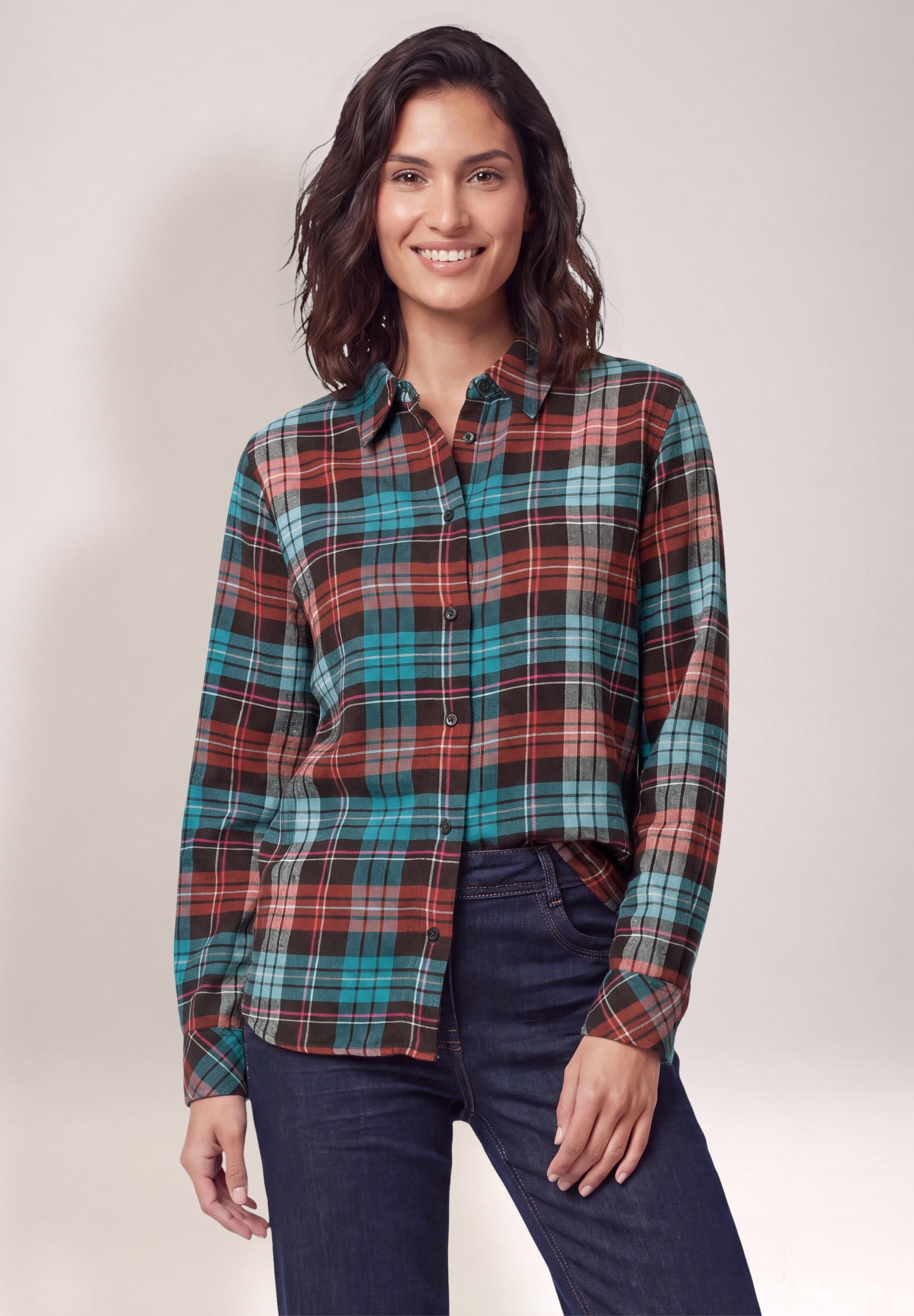 CECIL Karobluse mit Karomuster