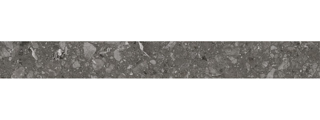 Euro Stone Sockelfliese Fliesen-Sockelleiste Terra 7 x 60 cm anthrazit, Feinsteinzeug, Grau