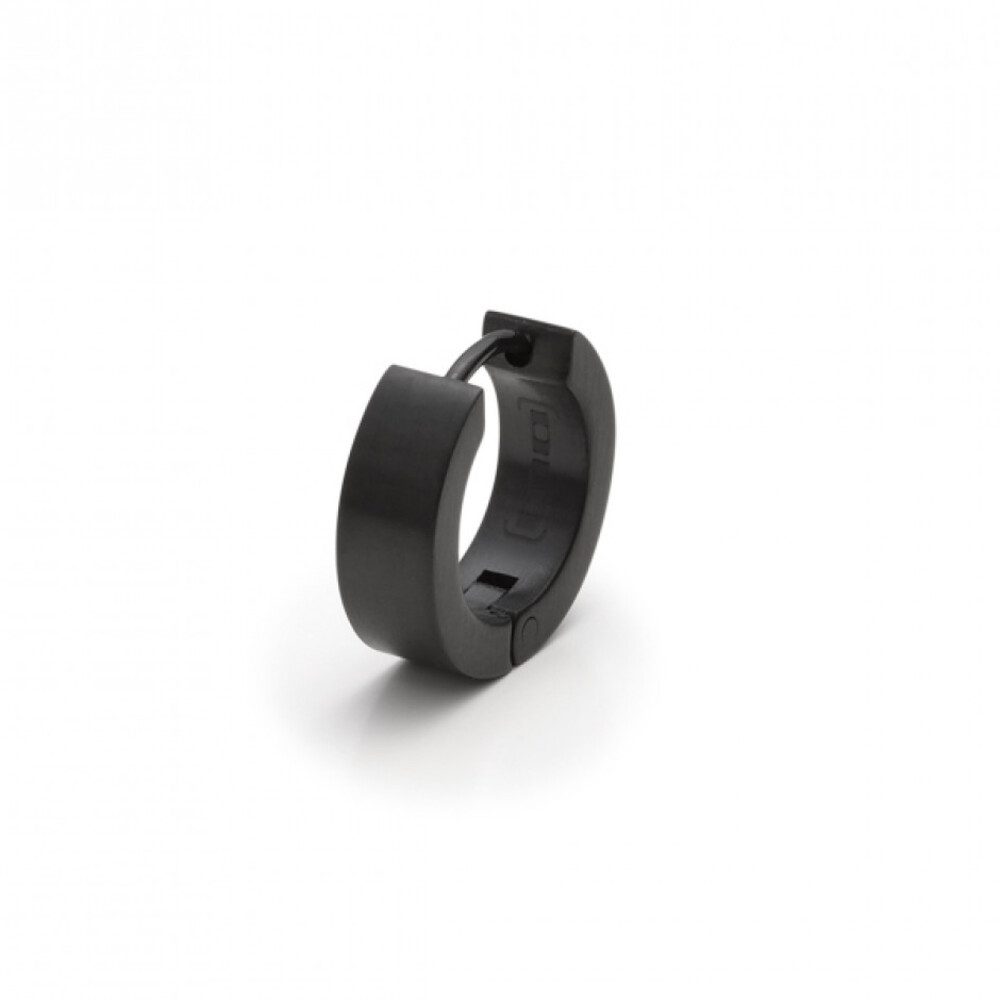 MONOMANIA Ohrring-Set Monomania 30005H Klapp-Creole Herren Ohrring Einzeln Rund Edelstahl