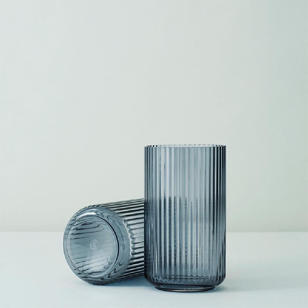 Lyngby (25cm) Midnight Porcelain Blue Vase Dekovase Glas Porcelæn