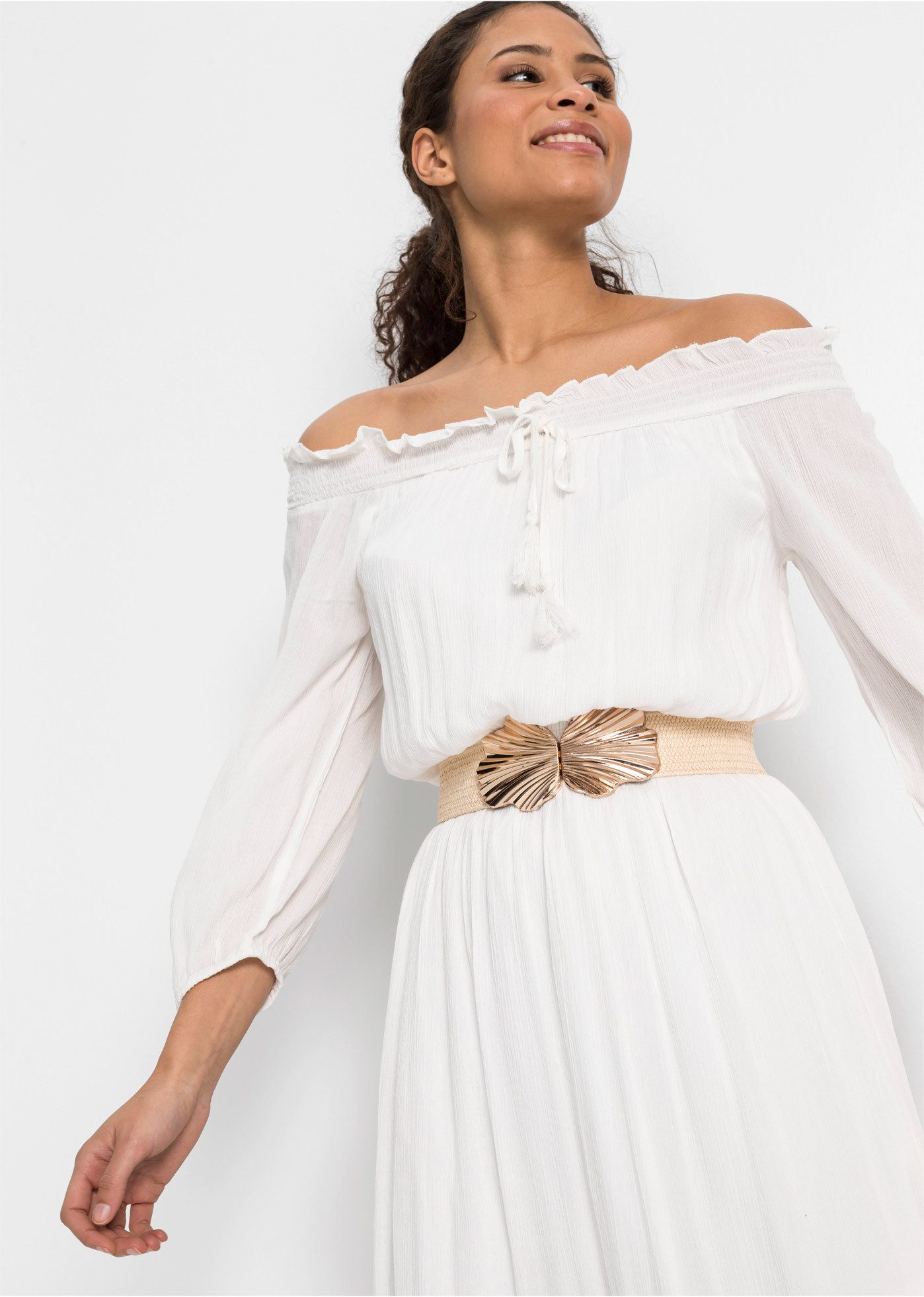 bonprix Stretchgürtel aus Polyester und Elastodien, flexibles Material, klassischer Stil