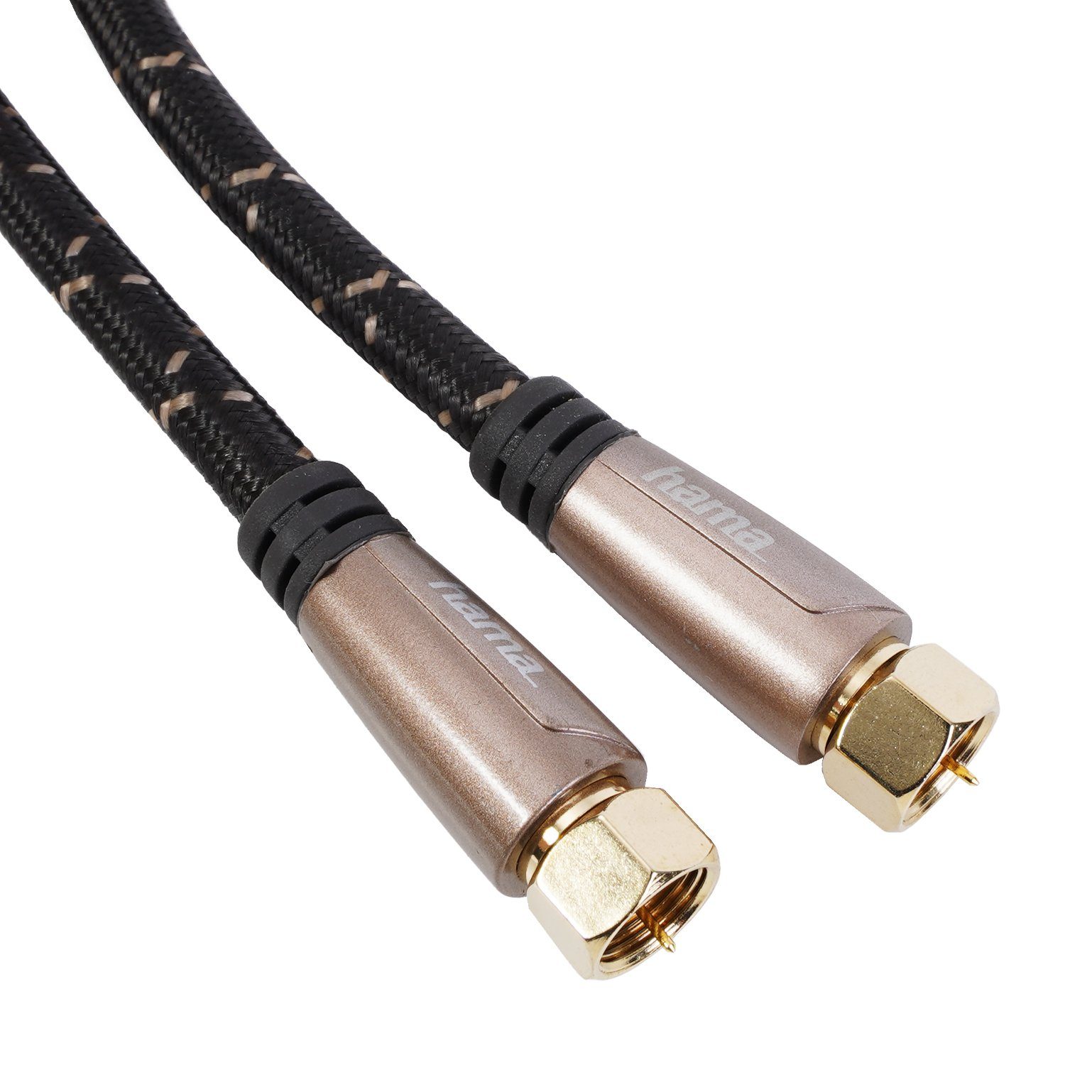 Hama 5m Sat-Kabel 120dB 8K 4K HD TV Antennen-Kabel Video-Kabel, F-Stecker, Kein (500 cm), Ultra-HD UHD HDR+ HDR 120db Koax-Kabel Koaxial-Kabel F-Stecker – Bild 4 von 5