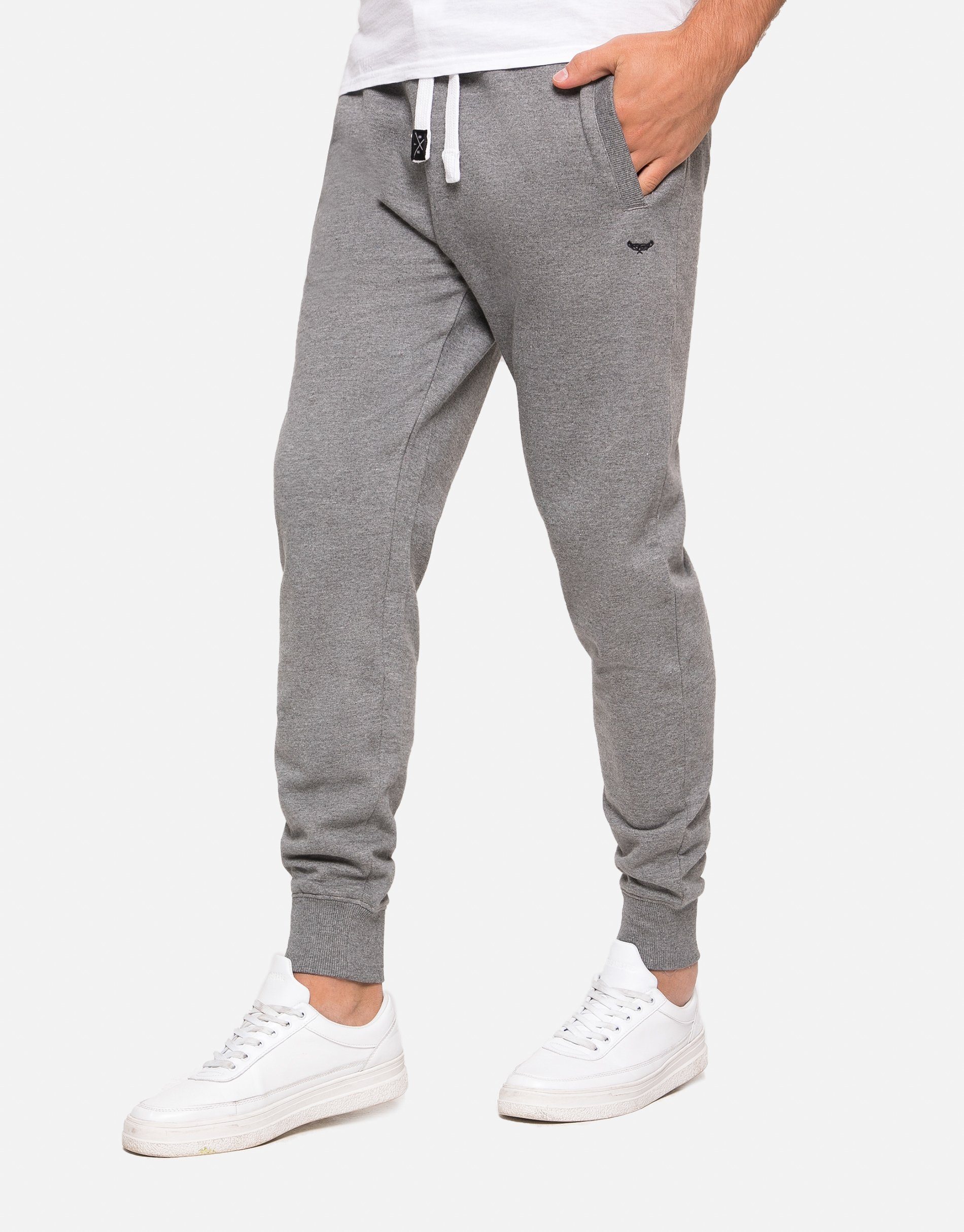 Threadbare Sweathose Wesson Grey Marl