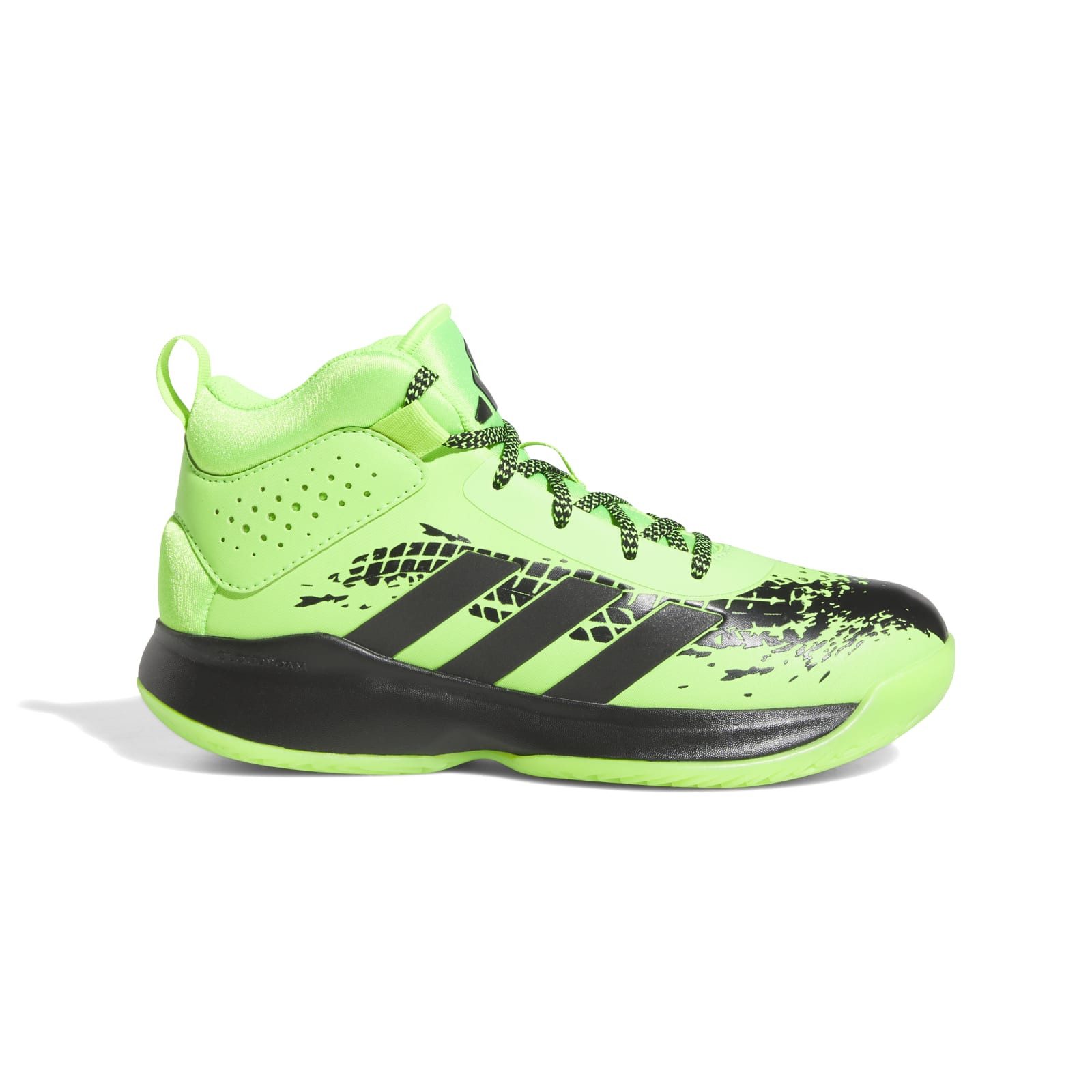 adidas Performance Hallen-Indoorschuhe Cross Em Up 5 Wide (robust, breite Passform) grün Badmintonschuh