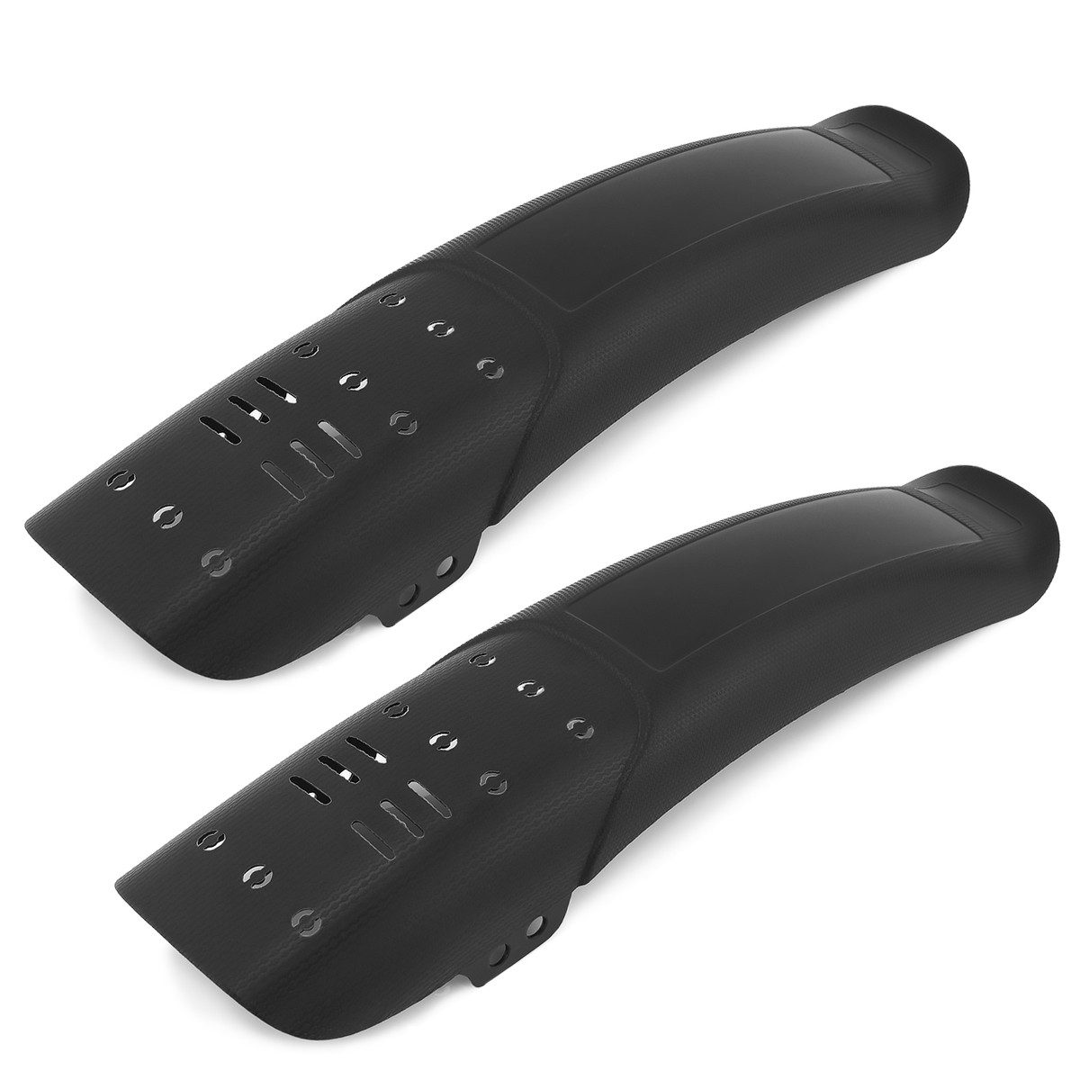 MidGard Schutzblech Fahrrad für Hinten oder Vorne Spritzschutz für E-Bike MTB Mudguard (2 St), für 24-29 Zoll Fahrräder mit 10 Kabelbinder