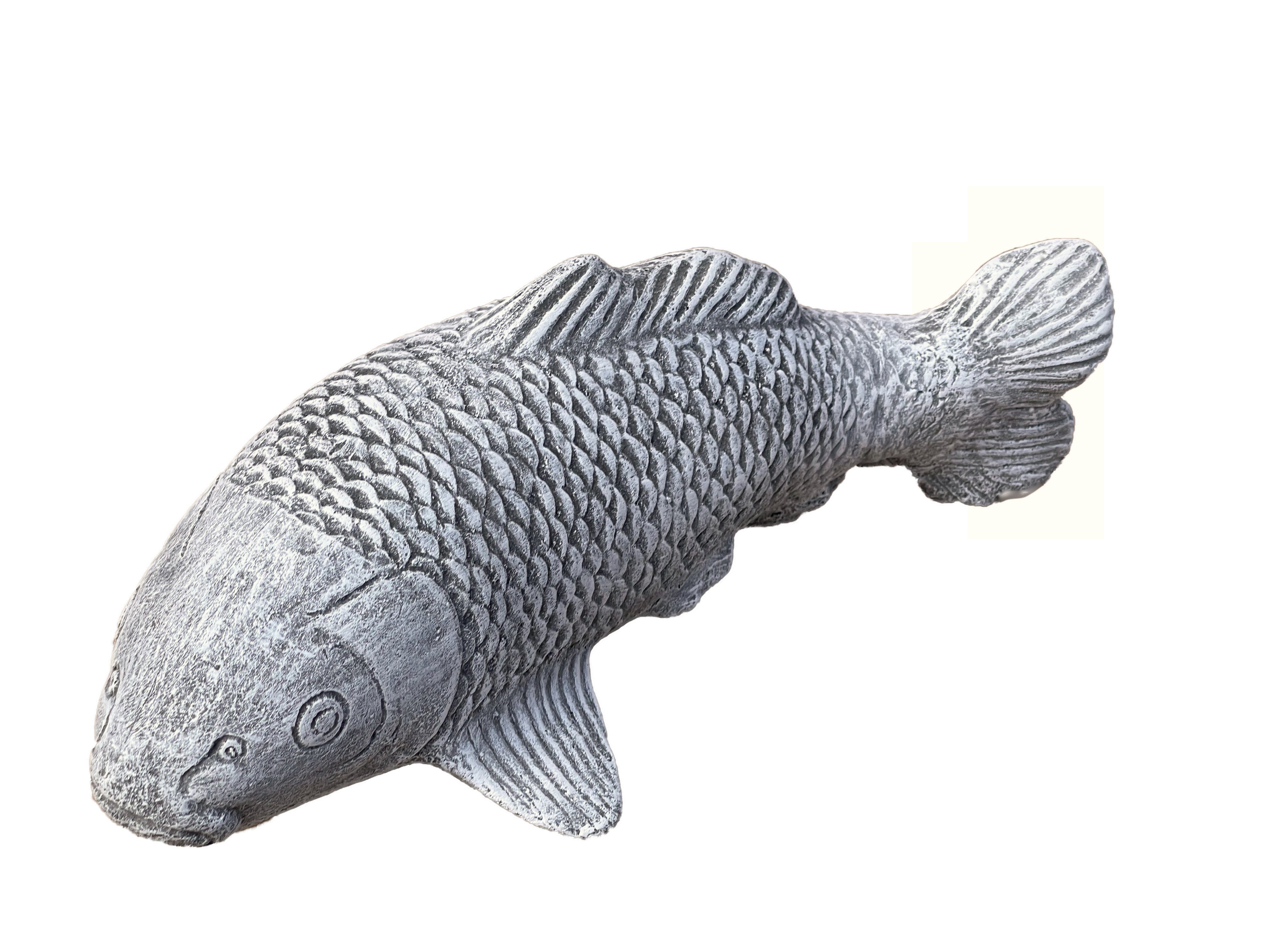 Stone and Style Gartenfigur Steinfigur Koi günstig online kaufen