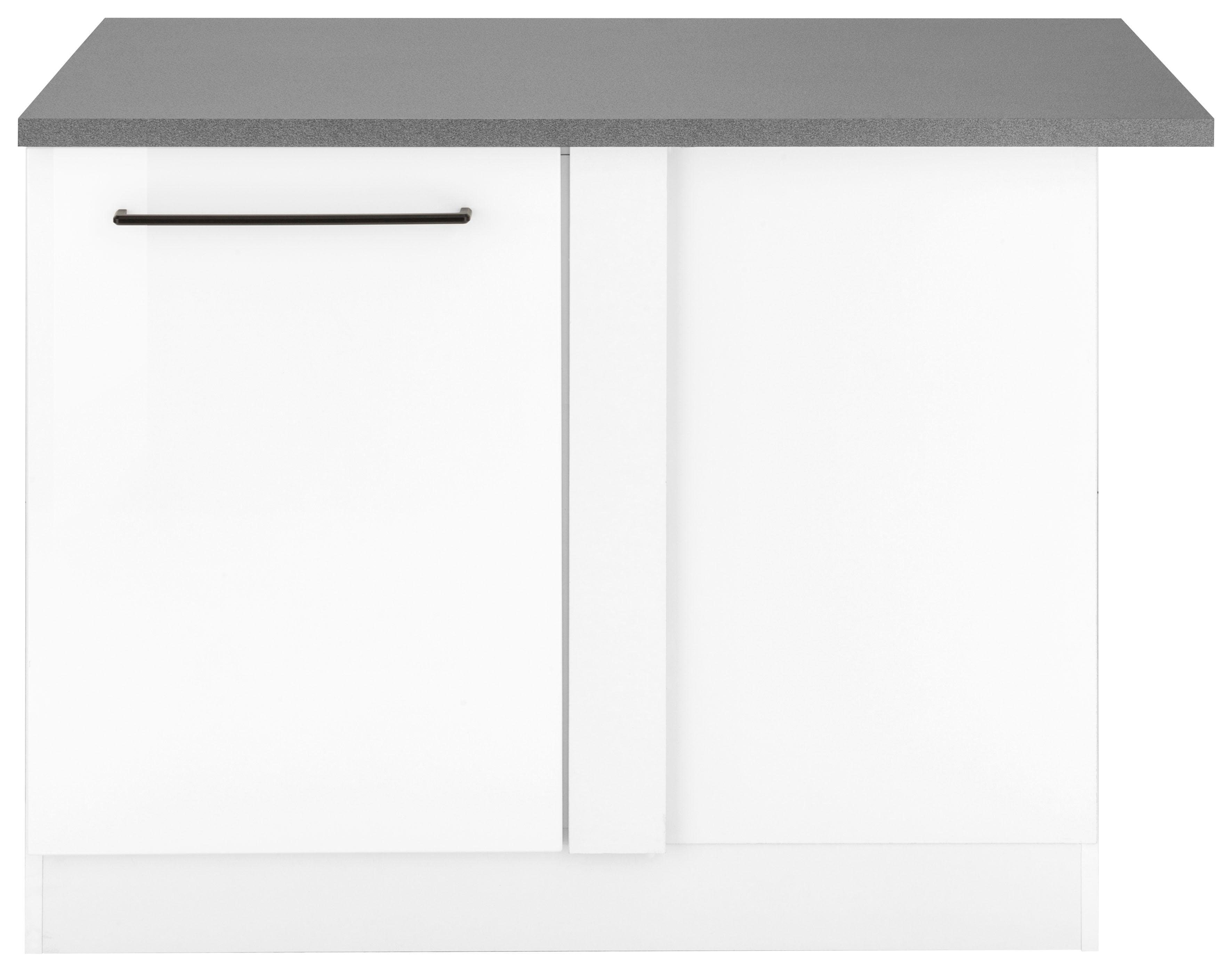 KOCHSTATION Eckunterschrank "KS-Tulsa" 110 cm breit, 1 Tür, schwarzer Metal günstig online kaufen