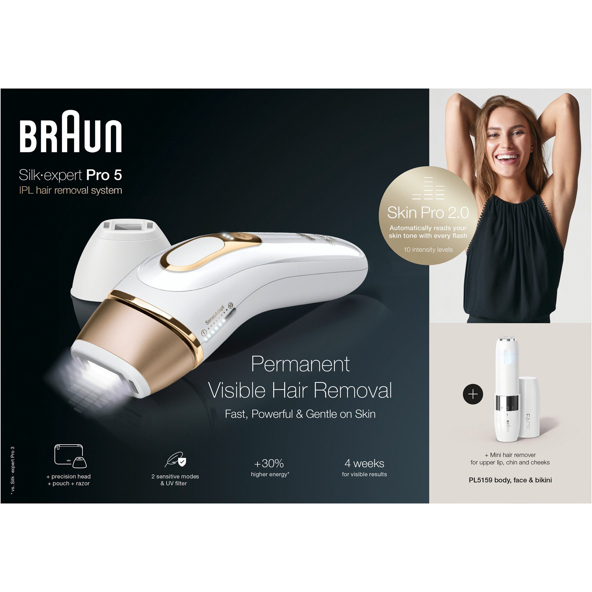 Braun Epilierer Braun Silk-expert Pro Haarentferner 5 PL5159, IPL