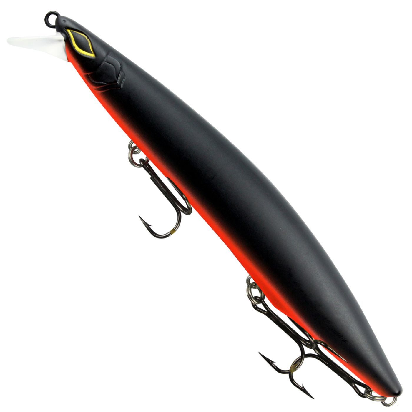 Kunstköder Seika Pro Wobbler Nightveit Junior Silent 12,5cm 19g - Hardbait