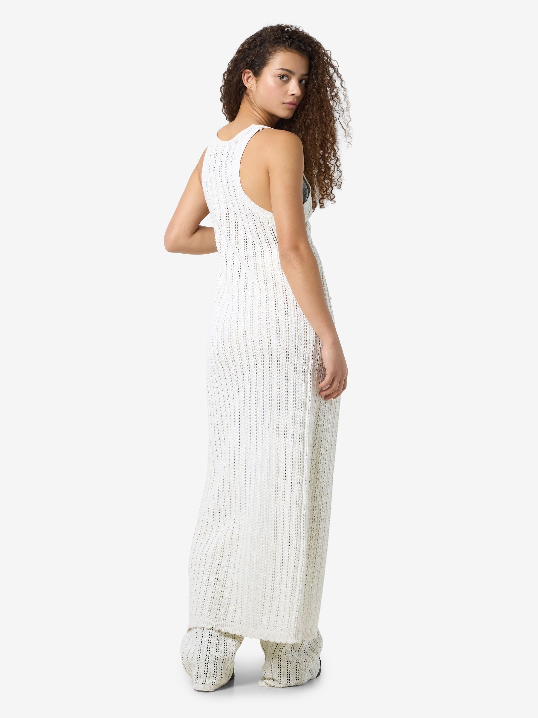 Noisy may Cardigan mit V-Ausschnitt und Bindeband NMLAIKA S/L V-NECK KNIT WAISTCOAT FWD