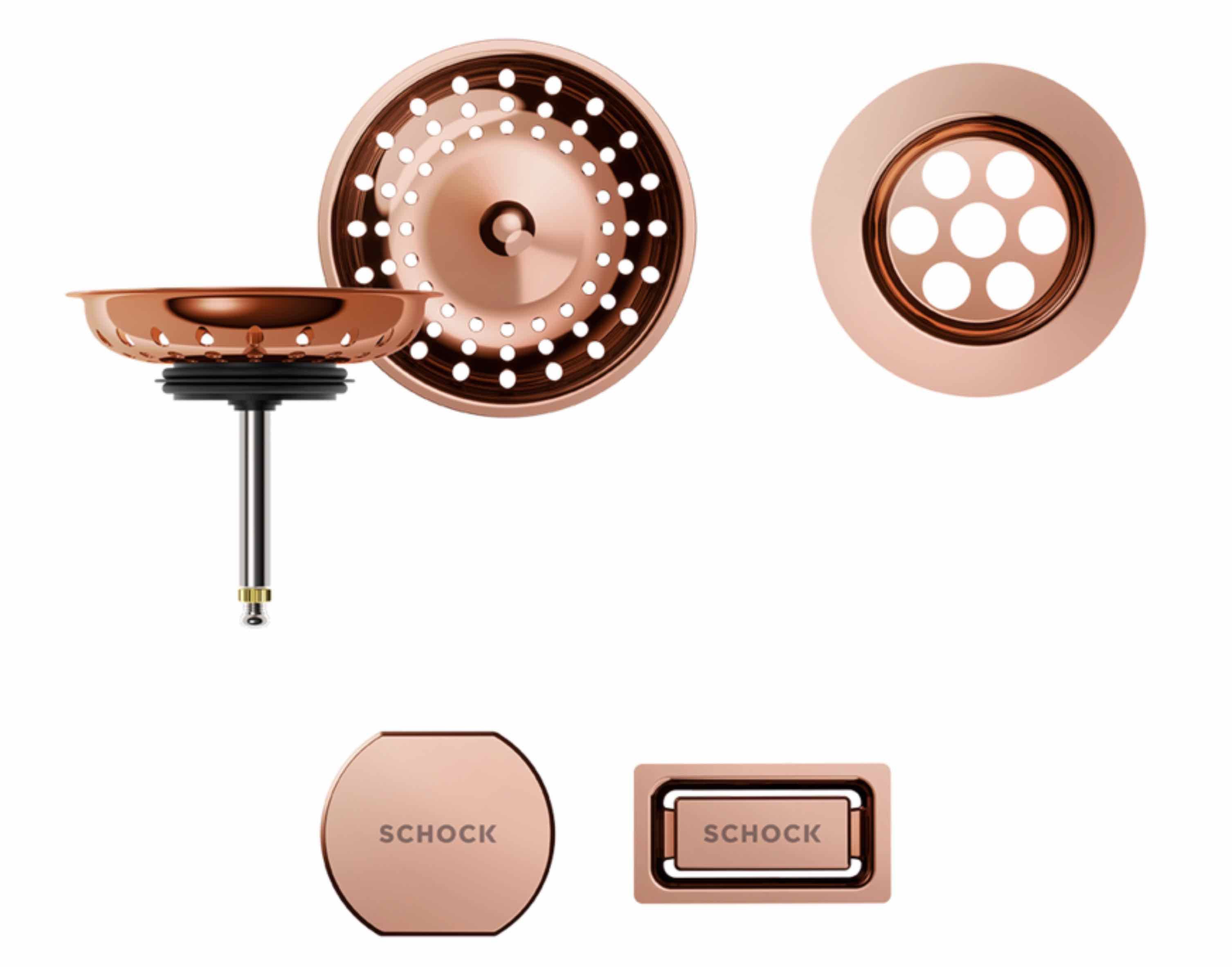 Schock Einbauspüle SCHOCK Sichtteile in Copper günstig online kaufen