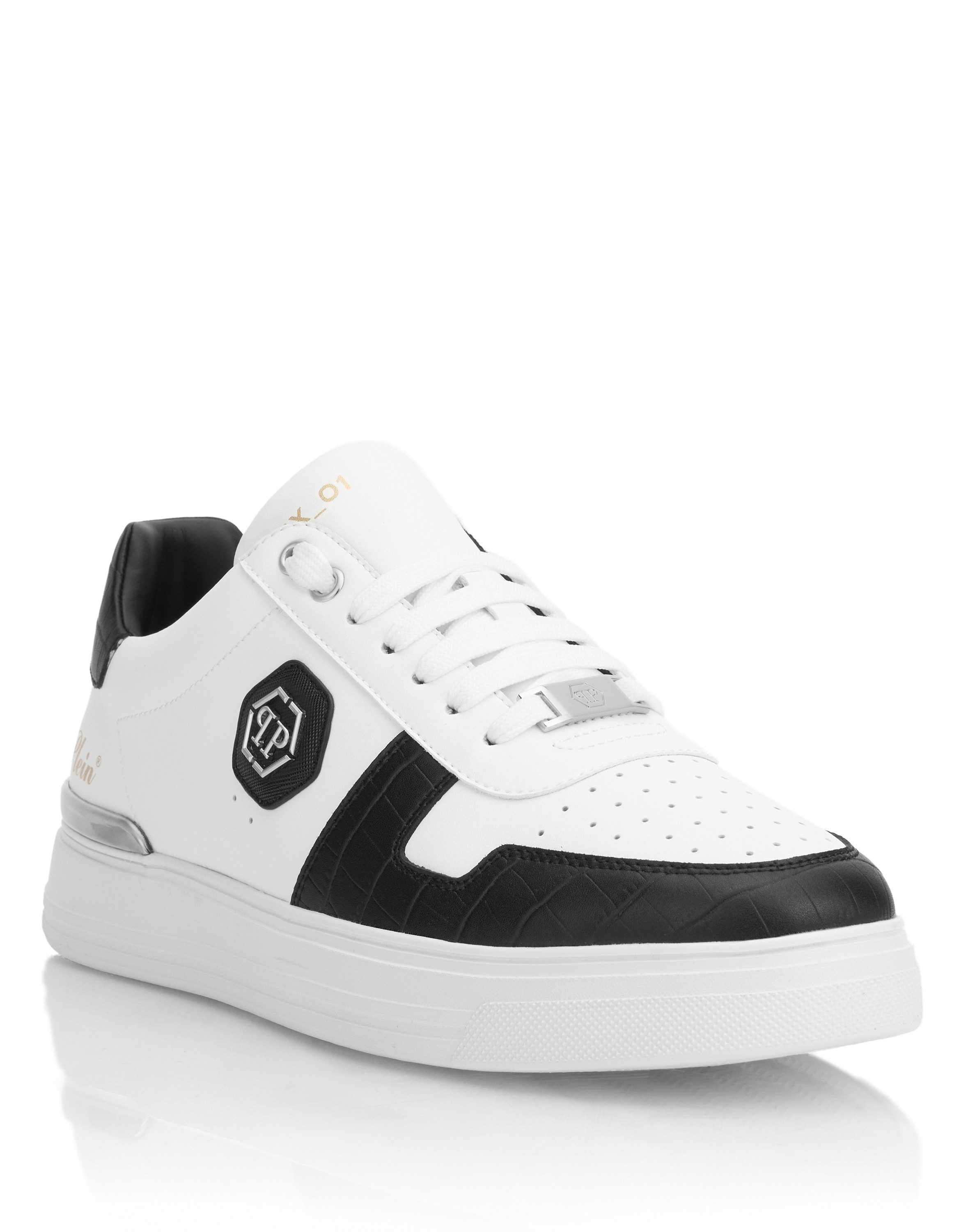 PHILIPP PLEIN Cocco Crocco Geprägt Sneaker
