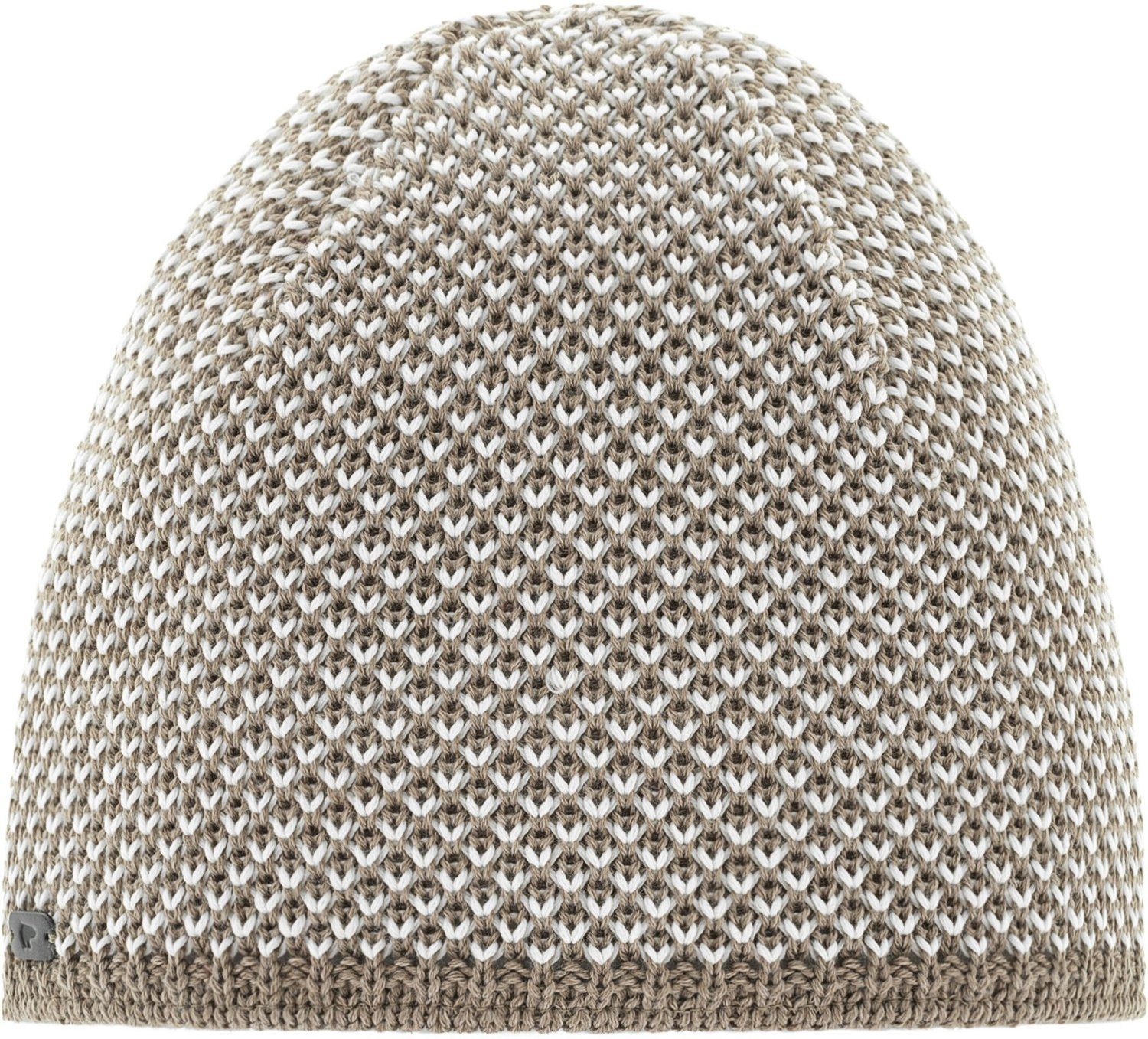 Eisbär Strickmütze Sanja Mütze mit beige/braun Struktur